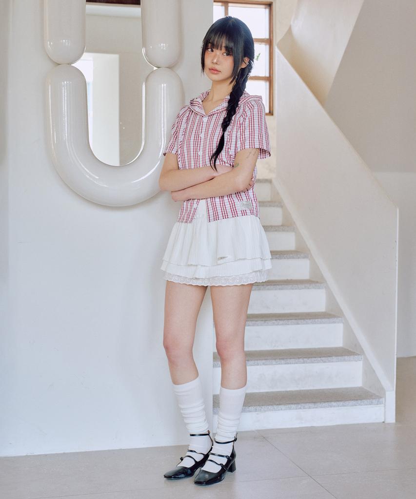 Zero Planet Ray Tutu Skirt Pants [White]