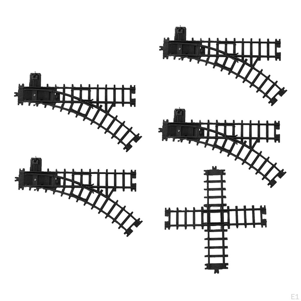 Plastic Train Track Set Educational Blocks Toys Railway Accessories Commemorate Collection Gift
