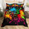 Motocross Bedding Set Full Motorcycle Racer Comforter Cover Extreme Sport Duvet Cover Dirt Bike Motor Vehicles Biker Quilt Cover