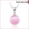 Elegant Cat's Eye Pearl Drop Pendant Necklace In Silver for Women