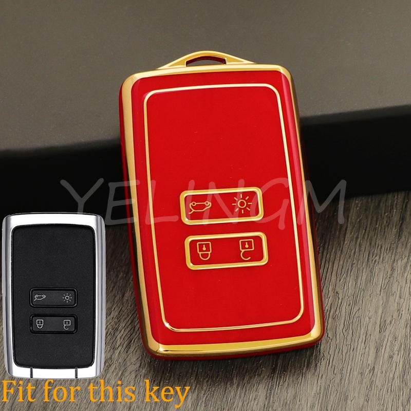 4 Button Car Key Case Cover For Renault Koleos Kadjar Scenic Megane Sandero Espace Clio Captur Kangoo Laguna Talisman Twingo