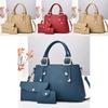 Fashionable Three Piece Macaron Handbag Set With Stylish Shoulder Crossbody Design