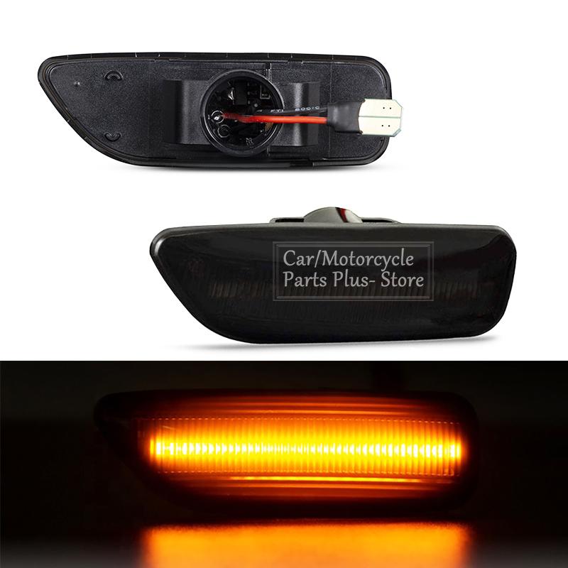 

2 шт. динамический светодиодный боковой габаритный фонарь, указатель поворота, янтарный для Volvo XC90 S80 XC70 V70 S60 2001-2009 30722641 3072264 6500k