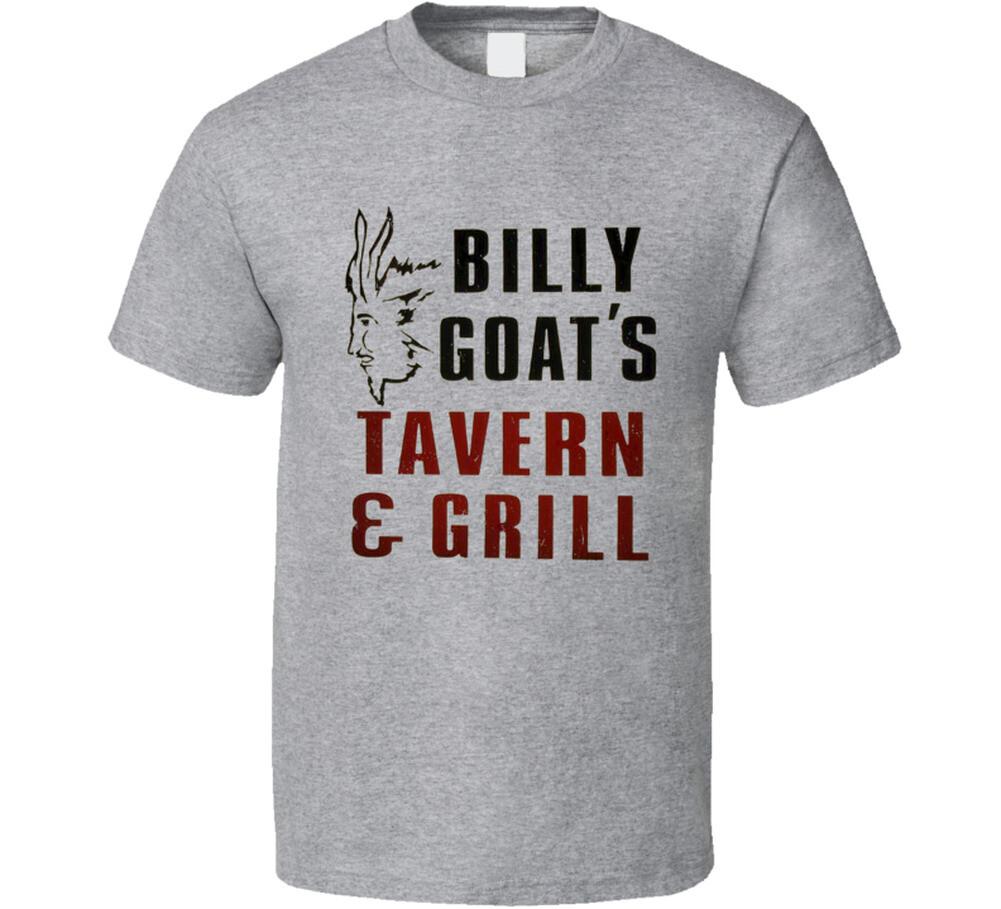 Billy Goat Tavern And Grill Chicago Baseball Retro Bar Beer T Shirt Mens Womens Tees Top 2XL