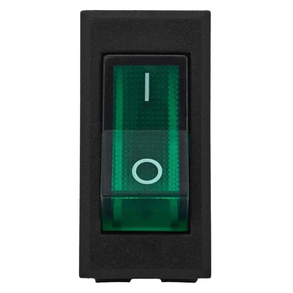 3 Pcs On/Off Switch, Latching Button LED 12V Green Off-Road