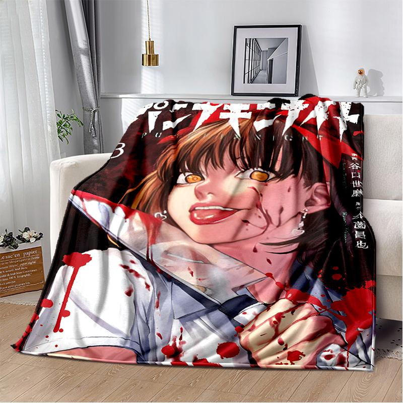 Horror Junji Ito Tomie Kawakami Ghost cartoon Soft Blankets,Throw Blanket Comfortable Blanket for Picnic Beds Sofa Home Bedroom