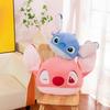 Stitch Angel Plush Pillow for Kids - Cute Lilo & Stitch Backrest Cushion