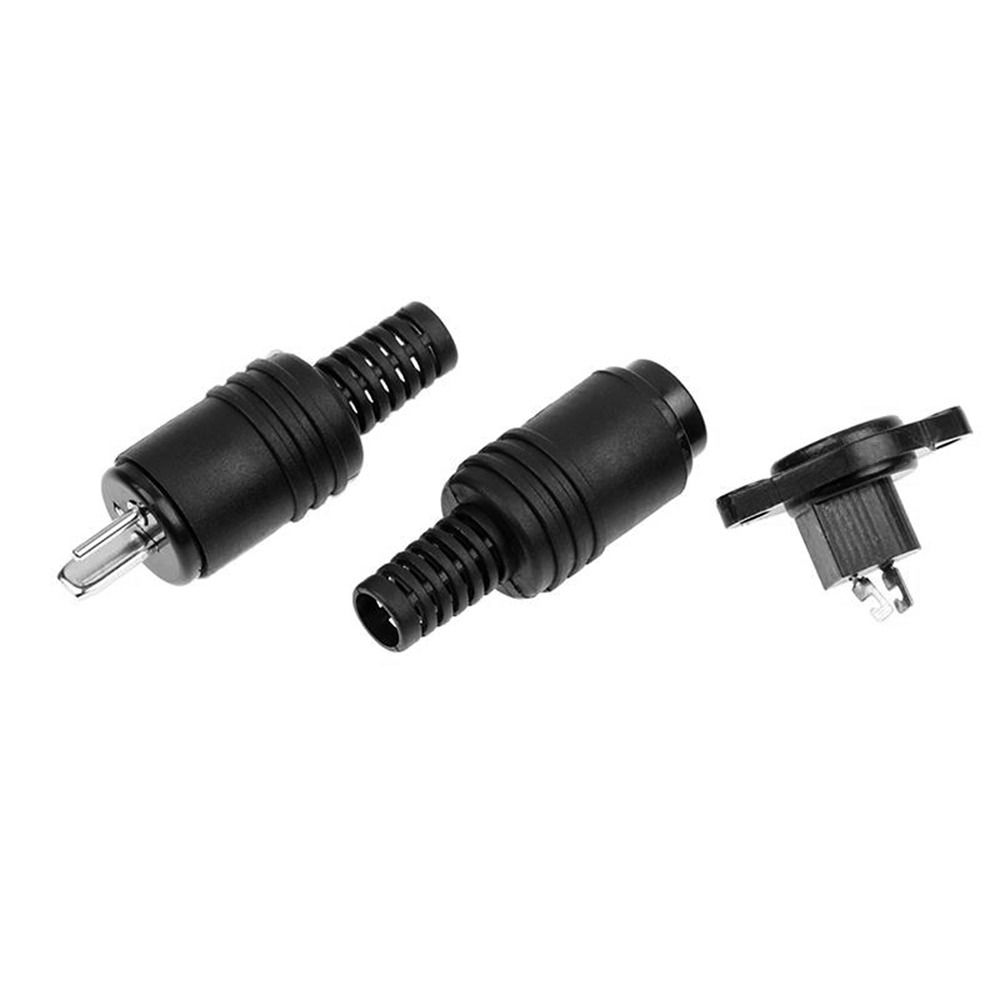 5Pcs 22mm Mount Hole Distance HiFi Audio Male Female Socket Lamp Signal Transmission