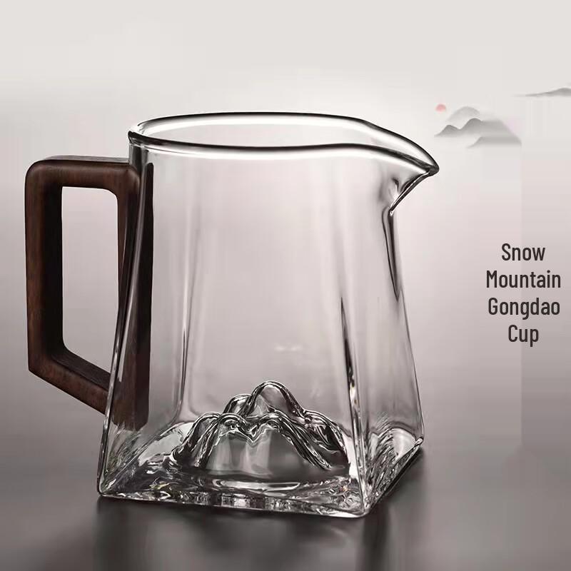 Diller Mountain Peak Glass Tea Sharing Pitcher