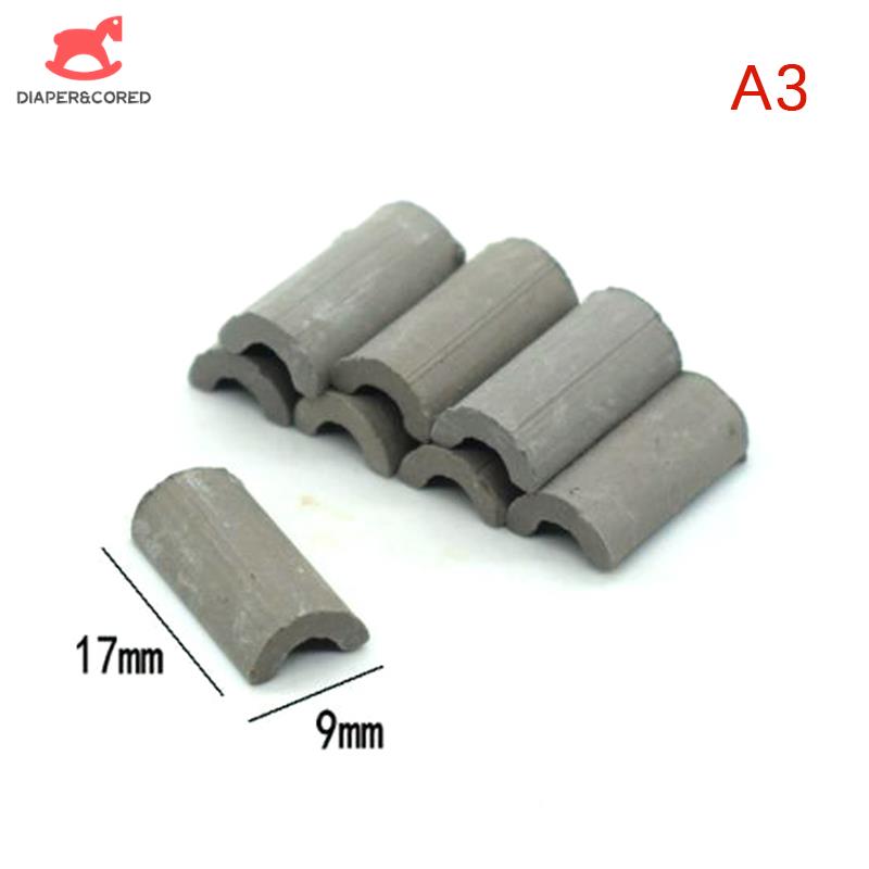 60 stuks/set 1/16 schaal Mini Dakpannen Voor Landschapsarchitectuur Miniature Dakpannen Kleine Dakpannen Voor Poppenhuis Tuinaccessoires