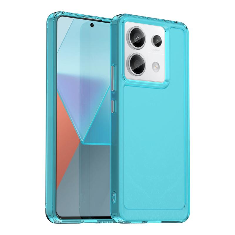 Transparent Candy Silicone TPU Case for Xiaomi Redmi Note 13 Pro 5G 12 Pro+ Protective Cover Shockproof Clear Texture Fashion Cover
