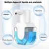 Touchless Foaming Soap Dispenser (15oz/420ml), USB-rechargeable, 4-level Adjustable. Wall-, Kid-friendly. Perfect For Kitchen & Bathroom.