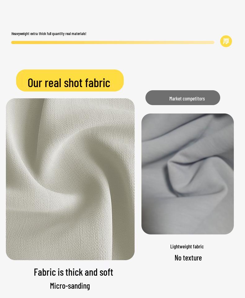 Double-Sided Blackout Door Curtain - New Style, Simple Design for Bedroom or Living Room