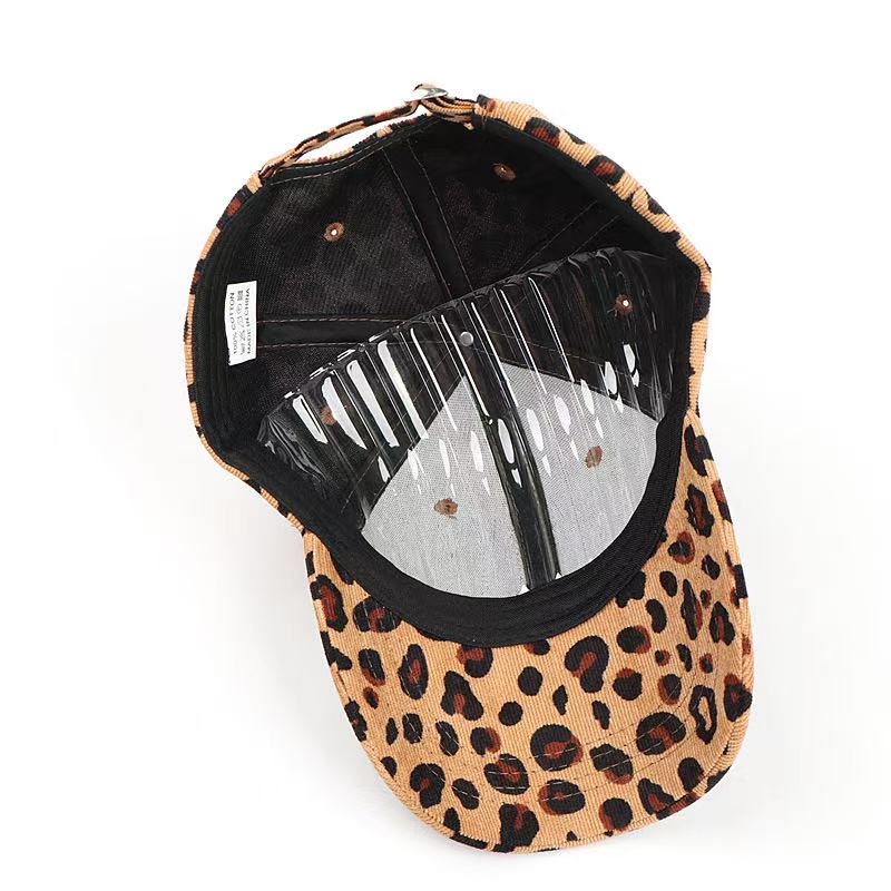 Wholesale NewFashion Spring Summer Unisex Leopard Print Baseball Caps Spring Autumn Outdoor Adjustable Casual Hats Sunscreen Hat