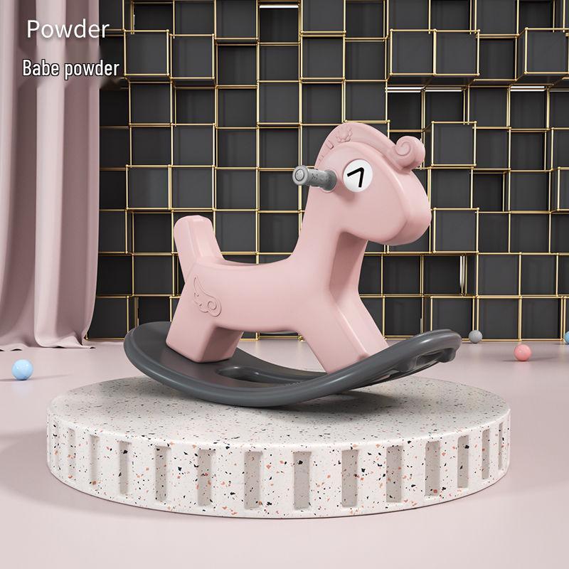 3-in-1 Wooden Rocking Horse & Ride-On Toy: Perfect First Birthday Gift for Boys and Girls