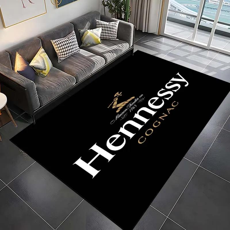 Hennessy Brandy Pattern Rug Carpet for Living Room Bathroom Mat Creative Doormat Carpet for Bedroom Home Decor