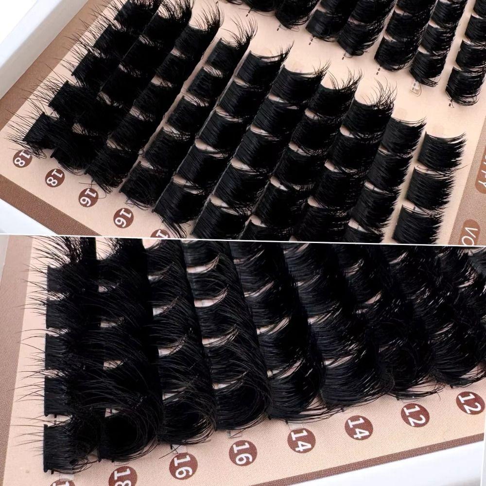Bond and Seal False Eyelashes 10-18mm Length Fake Eyelash 3D Faux Mink Lash  Makeup Enhancement