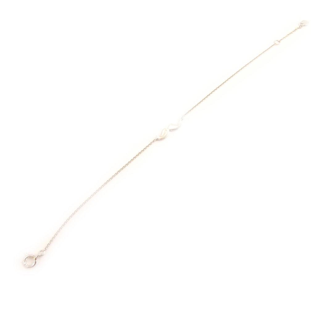 Les Trésors De Lily [L5154] - Bracelet Argent 'Moustache' argenté