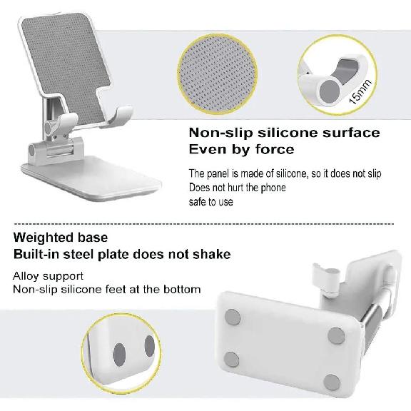 New Desktop Tablet Holder Table Cell Foldable Extend Support Desk Mobile Phone Holder Stand For iPhone iPad Adjustable