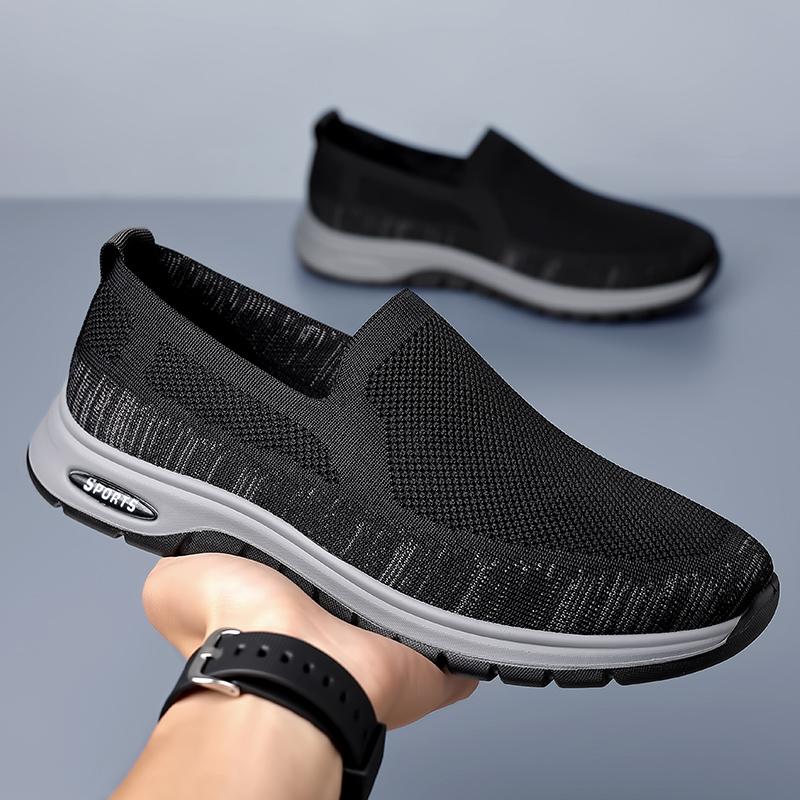 Fashion Handmade Summer Canvas Shoes for Man Breathable Fashion Men's Sneakers Outdoor Casual Loafers Walking Sock Shoes Tenis Masculin