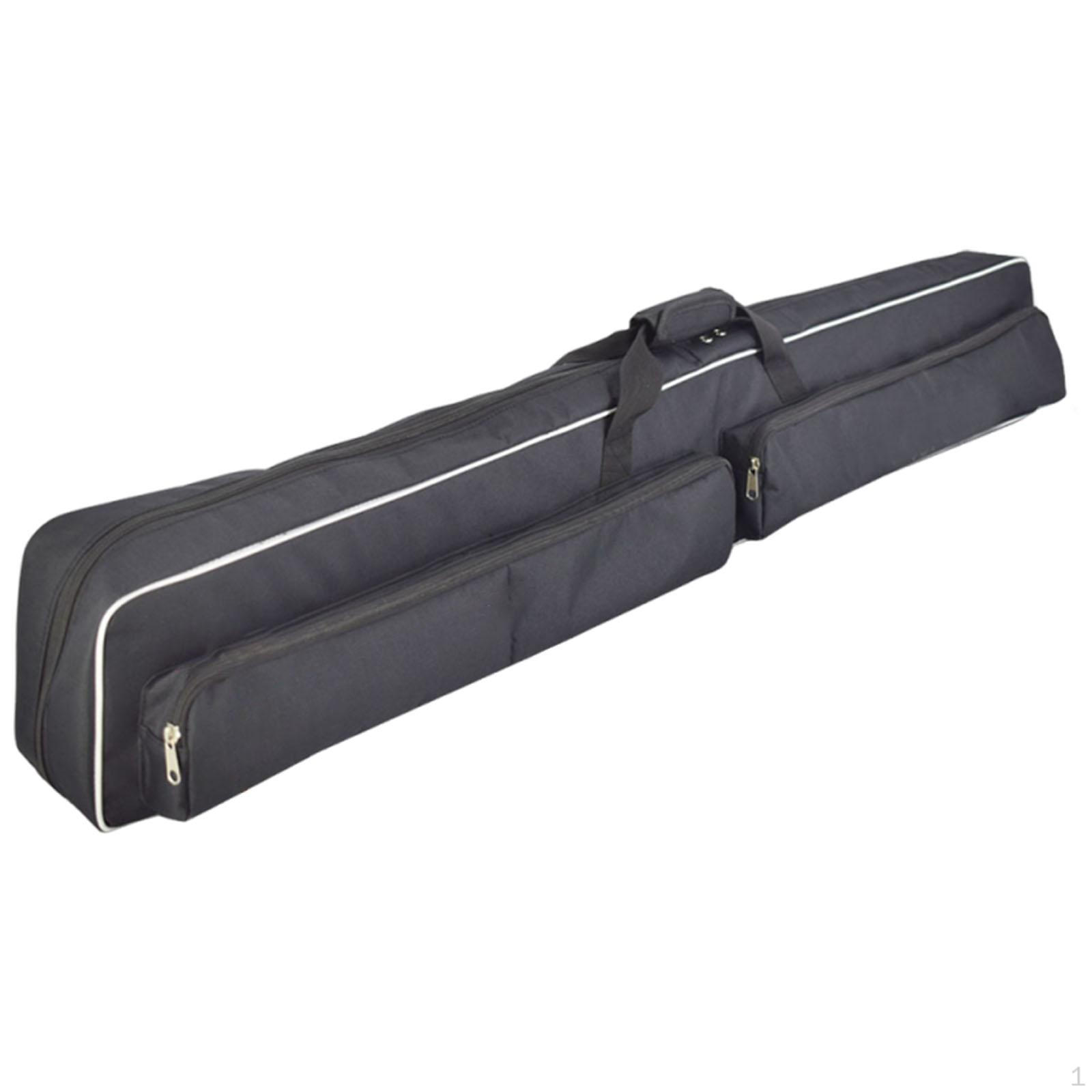 

3x4 1/2 Inch Pool Cue Case, American Billiards Lightweight 7 Holes Case Carrying Bag чёрный