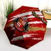 1 PC Automatic Folding Umbrella - Sunderland A.F Custom Name Pattern, Portable & Foldable Design with 8 Ribs, Christmas Birthday Gifts