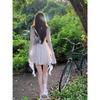 Pure Color Strap Y2k Mini Dress Woman Elegant Sleeveless Short Party Dress Casual One Piece Dress Korean Fashion 2026 Summer