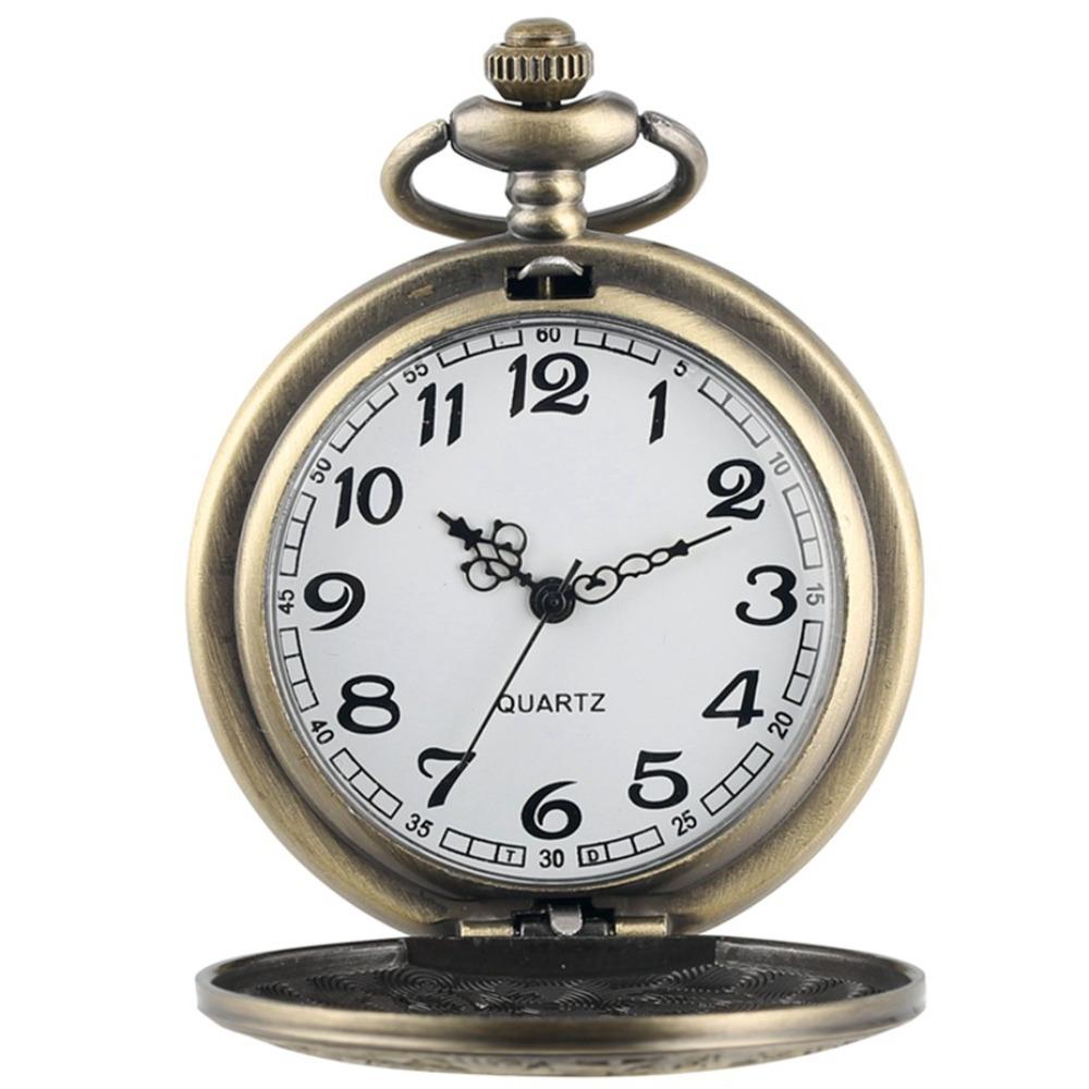 Steampunk Pocket Watch Quartz Movement Pocket Watch Pendant Chain Watches Best Gift