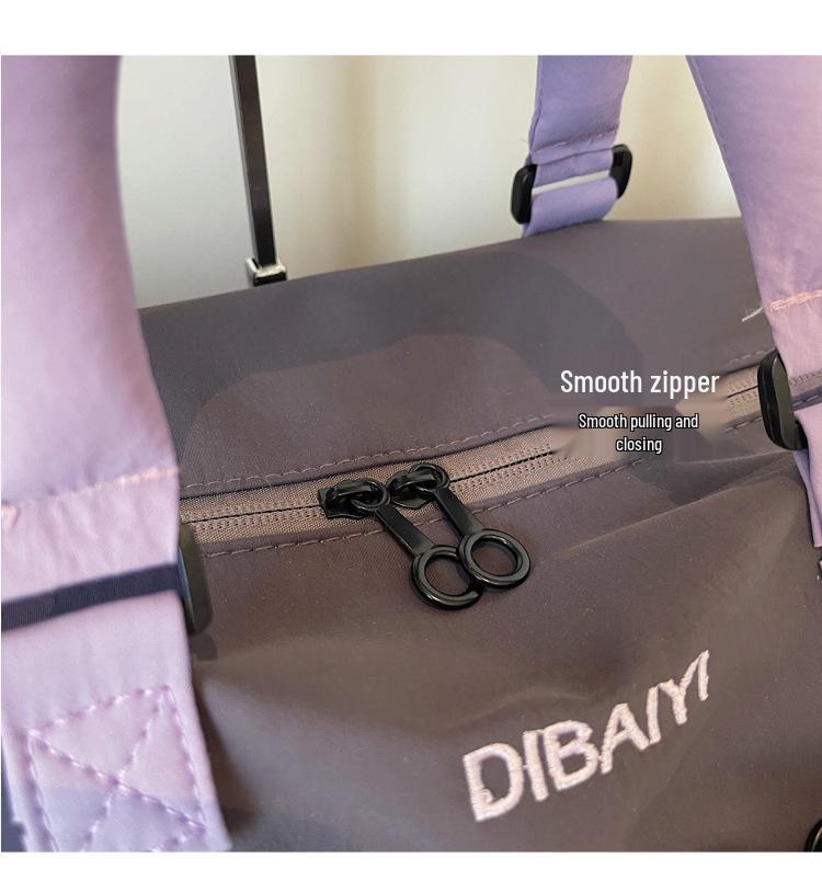 Modische Grenzüberschreitende Fitness-Tasche für Damen: Leichte Sport-Reisetasche mit Nass-/Trockentrennung.