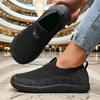 Women'S Flat Shoes Breathable Fashionable Lightweight Soft Soled Walking Shoes Lazy Sleeves Solid Color Women'S Casual Sneakers