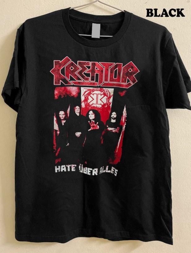 KREATOR unisex classic cotton black t-shirt QT7771 Unisex T-Shirt S