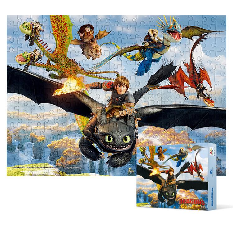 Puzzle de 500 de piese - Cum să-ți antrenezi dragonul 1, popular puzzle coreean
