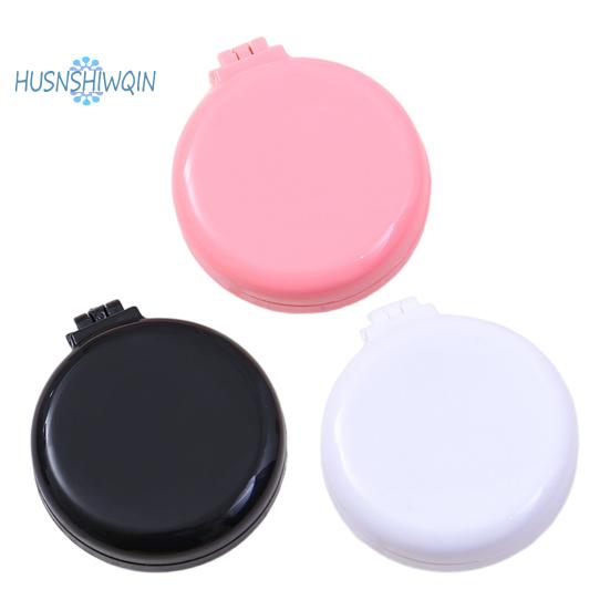 Folding Travel Comb Mirror Hair Brush Portable Mini Pocket Comb Compact Design On-the-Go Styling Mirror Comb for All Hair Types