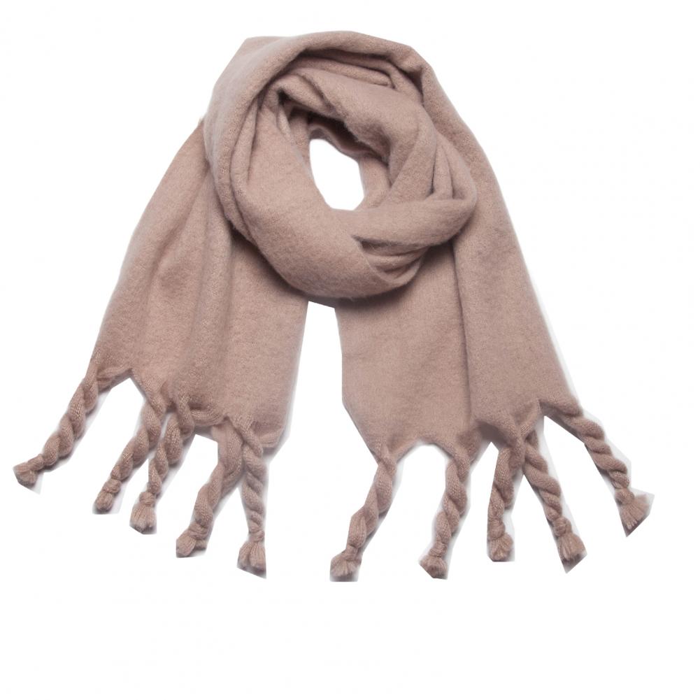 

Female Winter Scarf Thick Warm Scarf with Tassels Versatile Single Color Pashmina for Outside Biking Daily Use Blanket Foul Practical Use XXS хаки