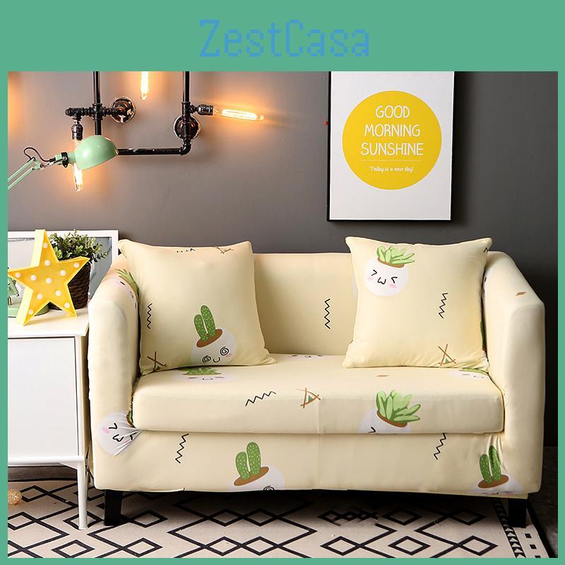 Premium Quality Soft Slipcovers For 1-4 Seats Retro Recliner Sofa Cover With Elastic Fit