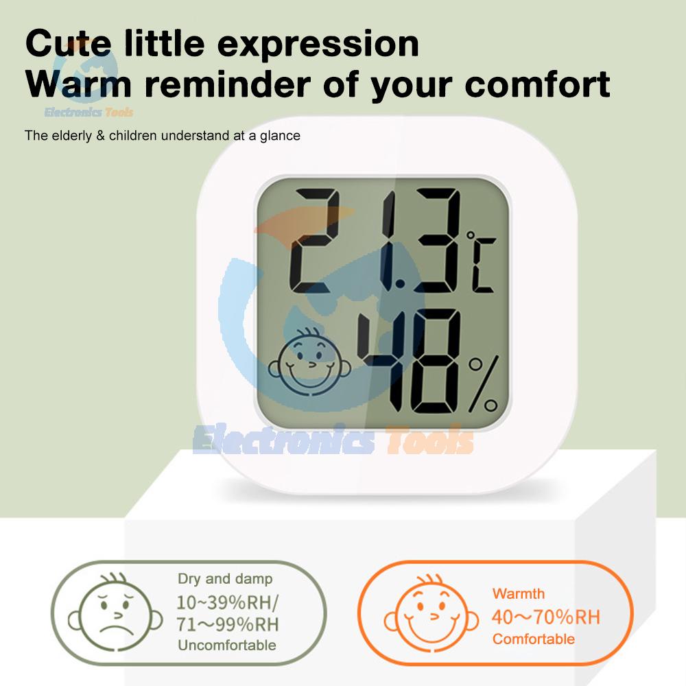 LCD Digital Thermometer Hygrometer Indoor Zimmer Elektronische Temperatur Feuchtigkeit Meter Sensor Gauge Wetterstation Für Zuhause