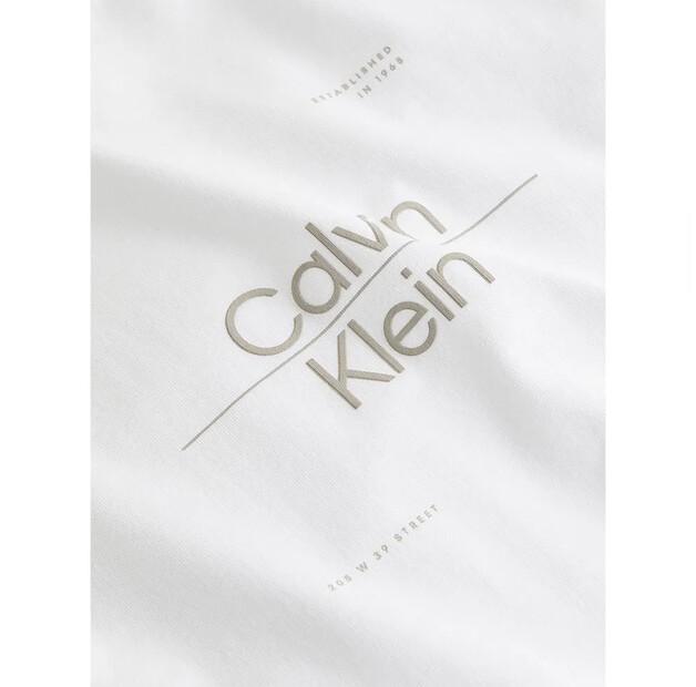 Calvin Klein Optic Line Logo Short Sleeve T-Shirt