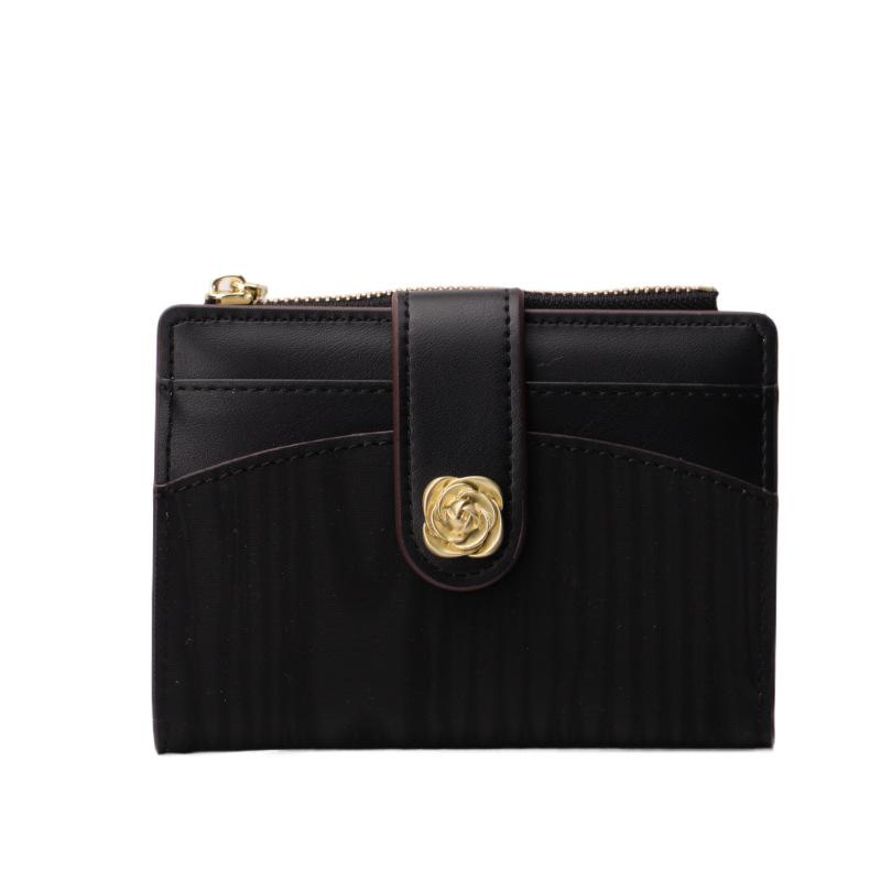 

New gentle short women s card bag multi-card wallet candy color change bag student female wallet