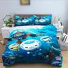 Catoon The O-Octonauts Duvet Cover PillowcaseBedding Set Kids Boy Girl Bedroom Decoration 2/3piece set Single Double full Size