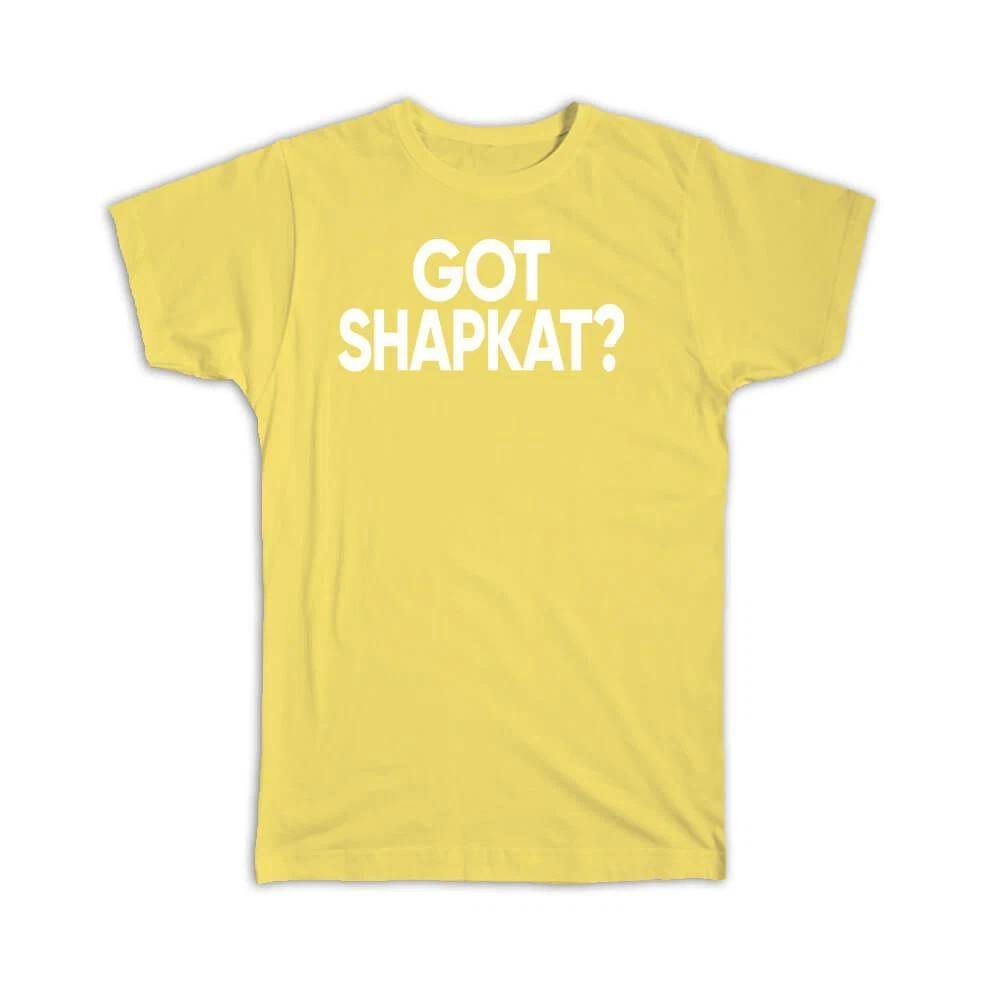 Gift T-Shirt : Got Shapkat Albanian Food Albania XL