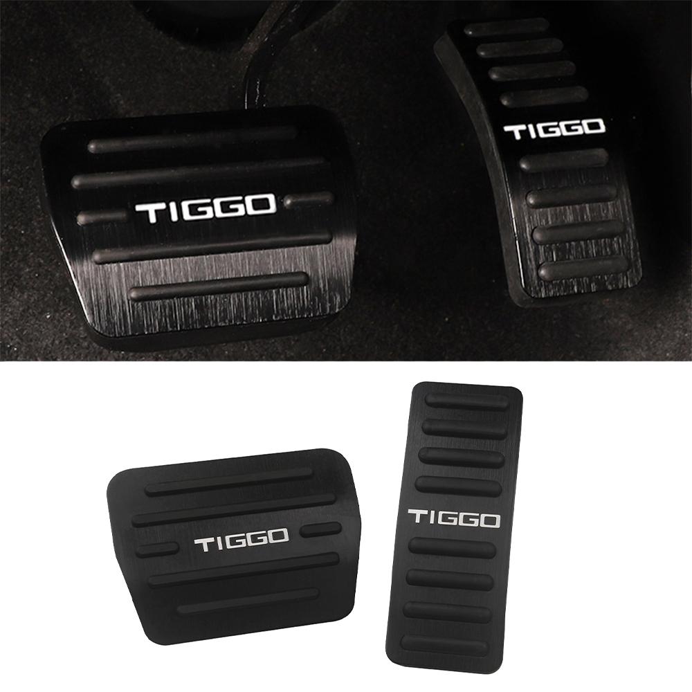 Auto Car Pedals Foot Accelerator Gas Fuel Brake Pad Plate Covers For Chery Tiggo 7 8 Pro Plus 2016- 2022 2023
