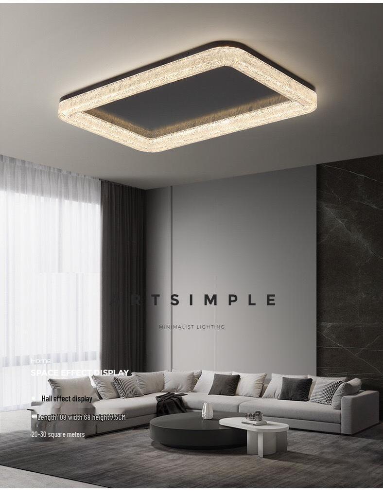 Luxury Italian Minimalist Resin Ceiling Chandelier for Living Room, Bedroom, or Restaurant