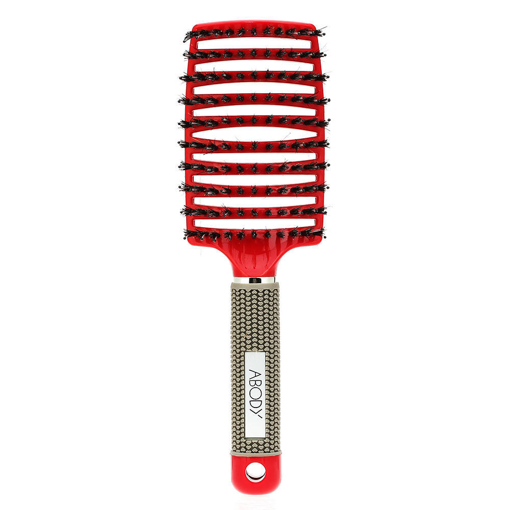 Abody Bristle Nylon Detangle Hårbørste Hårkam Kvinner Hår Hodebunnsmassasje Kam Vått/tørt hårbørste