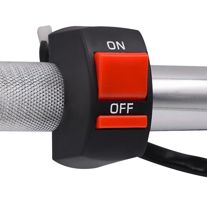 Motorcycle Switch Headlight Horn Modified 22mm ON/OFF Motorcycles Switch Push Button Connector Moto Parts Equipments Accessories