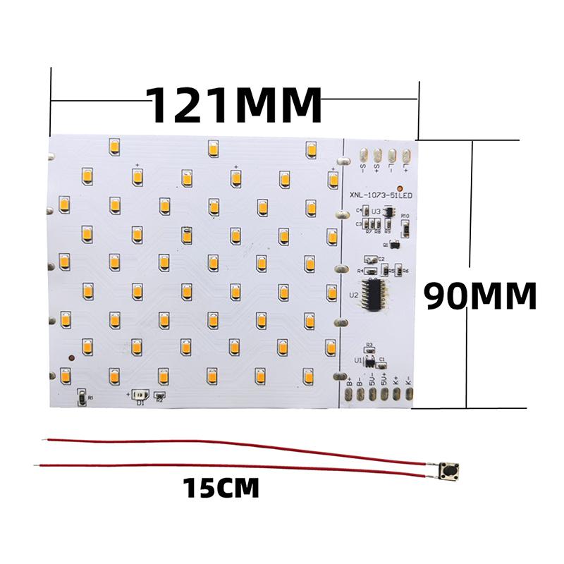 

3.7V Сонячна Світлодіодна Лампа Полум я З Платою Контролера Лампи-Ліхтарика 51 шт. Світлодіодна Імітація Сонячного Ліхтарика Для Зовнішнього Освітлення білий