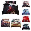 Spiderman Football Pattern Bedding Set 3-piece Bed Set For Students