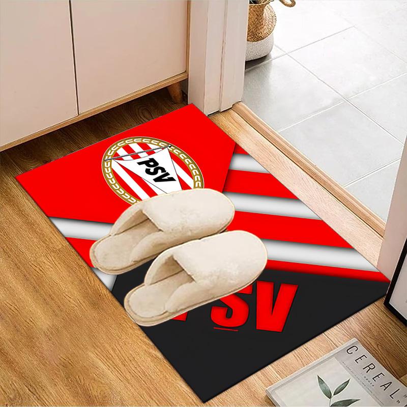 Psv Eindhoven Crest Rug Game Carpet, Floor Mat for Bedroom Living Room Entryway Rug, Home Decor Idea Gift for Christmas birthday