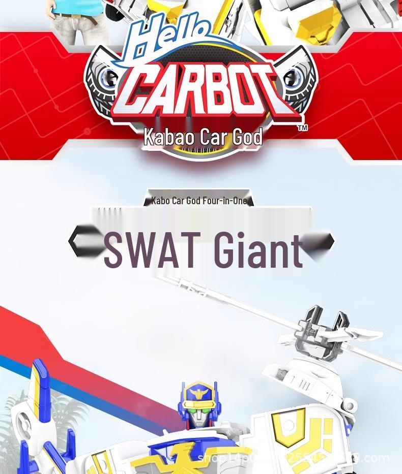 Kabo Car Invincible Super Guardian Transforming Robot Bus Toy