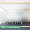 Mattweiße Fensterfolie, Privatsphäre, Milchglas, Wärmeregulierung, Glasabdeckung für Zuhause, undurchsichtiger, selbstklebender Türaufkleber für Badezimmer