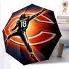 Printed Chicago Bears logo Folding Umbrella,Outdoor,Leisure,And Travel Umbrella,Durable Umbrella Fabric,Birthday And Holiday Gift
